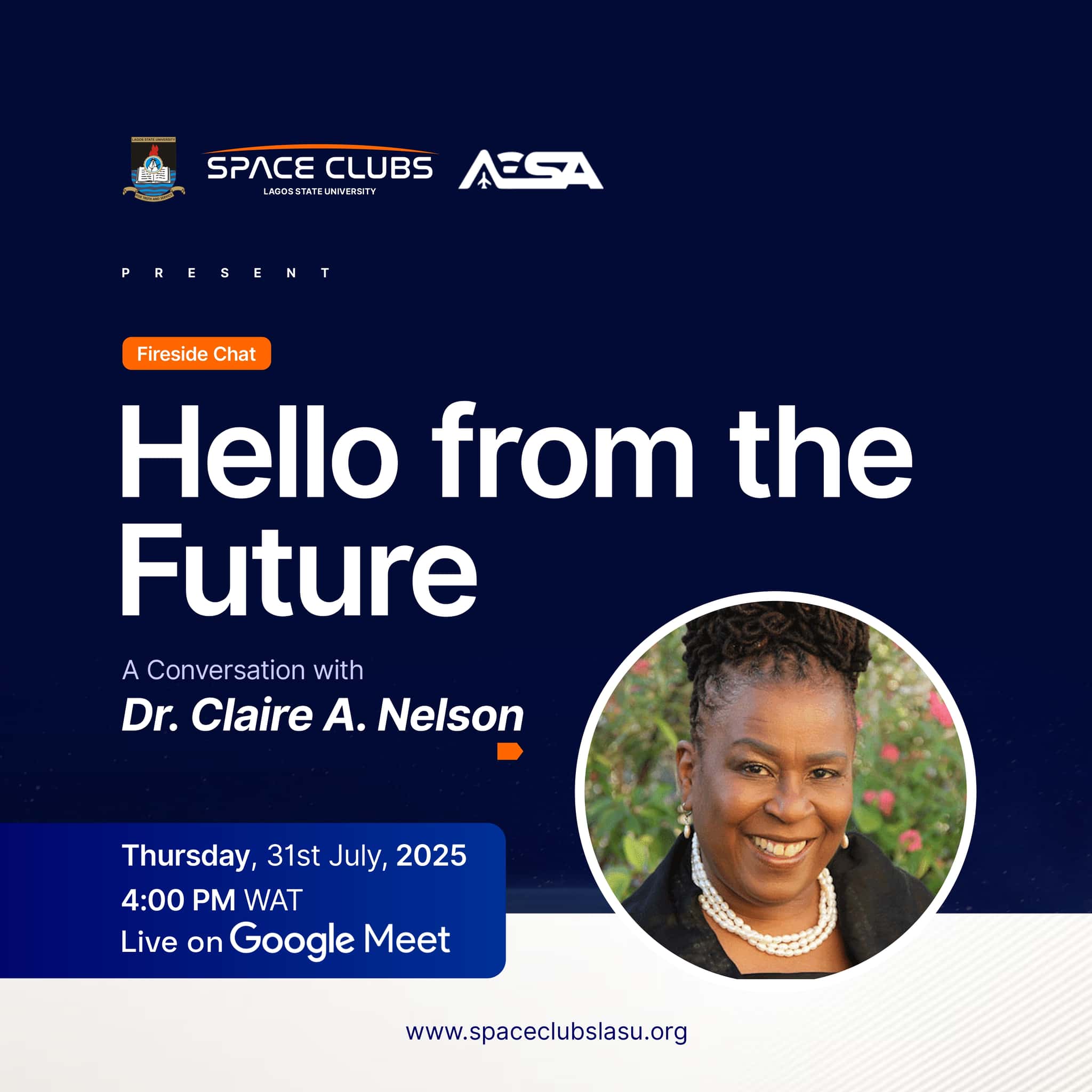 Hello From The Future: A conversation with Dr. Claire A. Nelson, founder of Space Futures Forum.